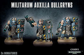 Warhammer: 40K -Militarum Auxilla Bullgryns