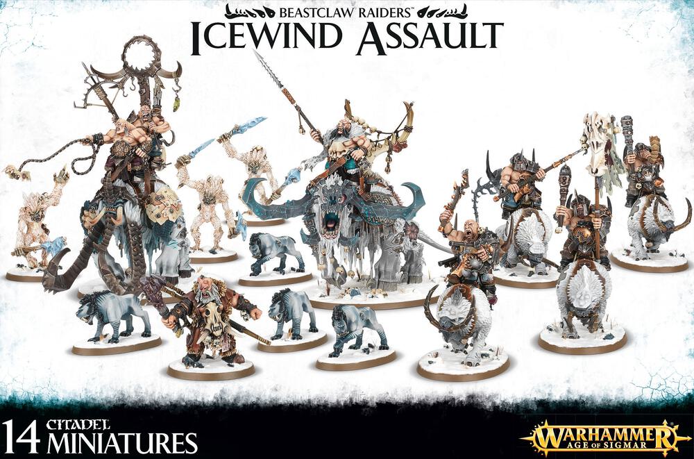 Warhammer: Age of Sigmar - Beastclaw Raiders Icewind Assault