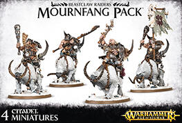 Warhammer: Age of Sigmar - Beastclaw Raiders Mournfang Pack