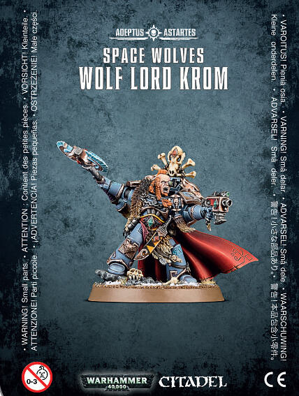 Warhammer: 40K - Space Wolves Wolf Lord Krom