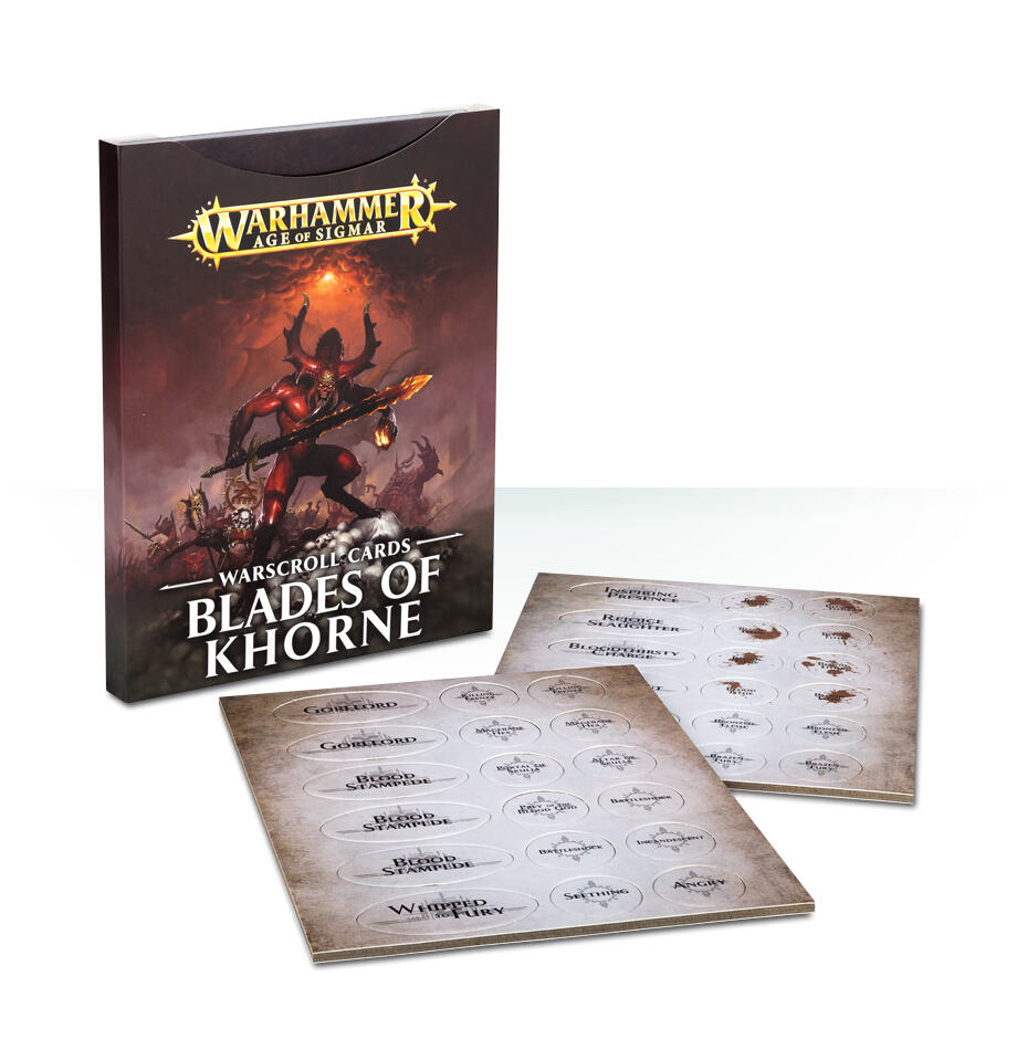 Warhammer: Age of Sigmar - Warscroll Cards: Blades Of Khorne