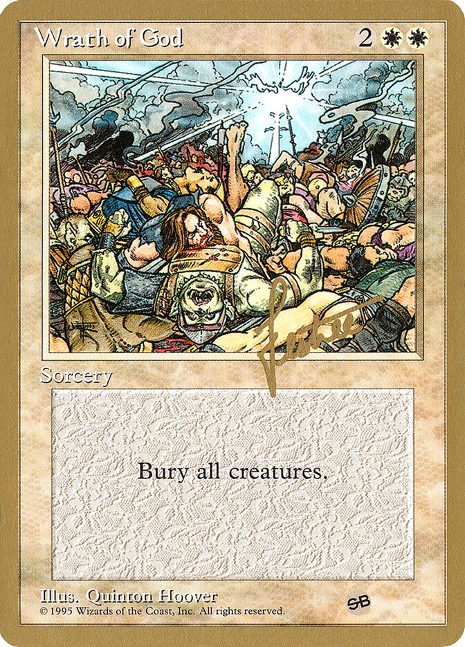 Wrath of God - 1996 Bertrand Lestree (4ED) (SB)