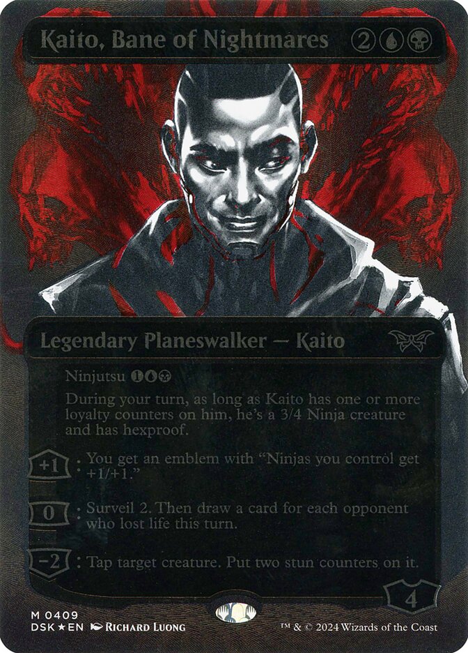 Kaito, Bane of Nightmares (Showcase) (Textured Foil)