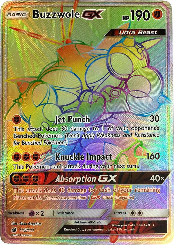 Buzzwole GX (Secret) - Pokémon