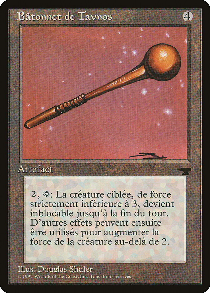 Tawnos's Wand (French) - "Batonnet de Tavnos"