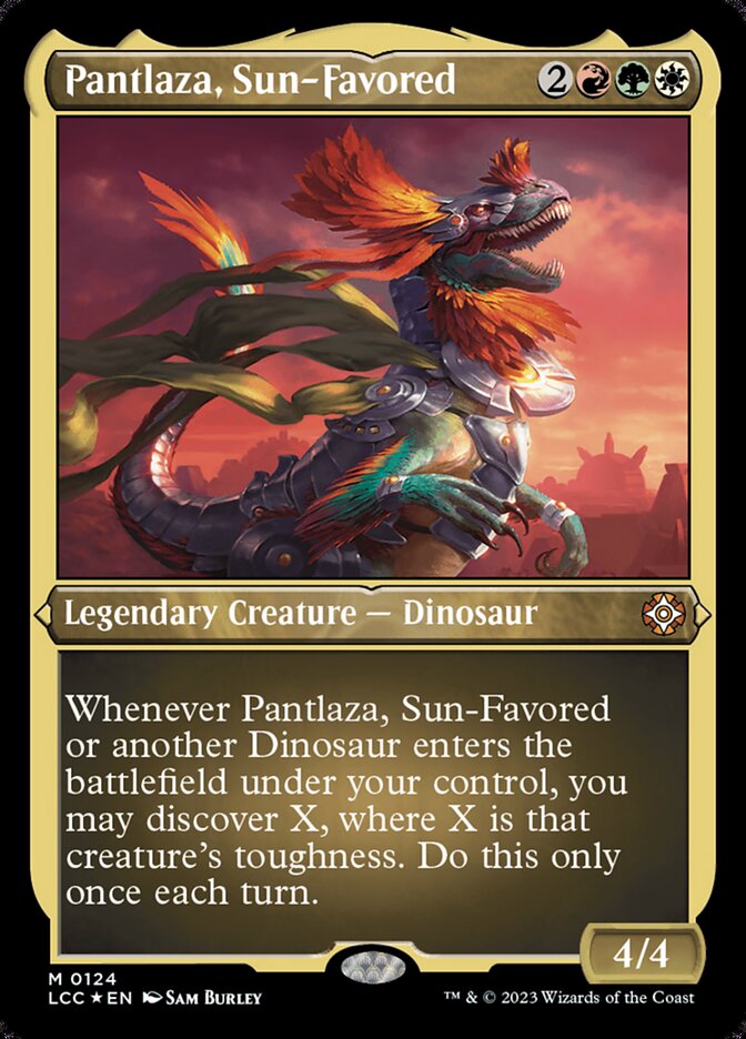 Pantlaza, Sun-Favored (Display Commander) - Thick Stock