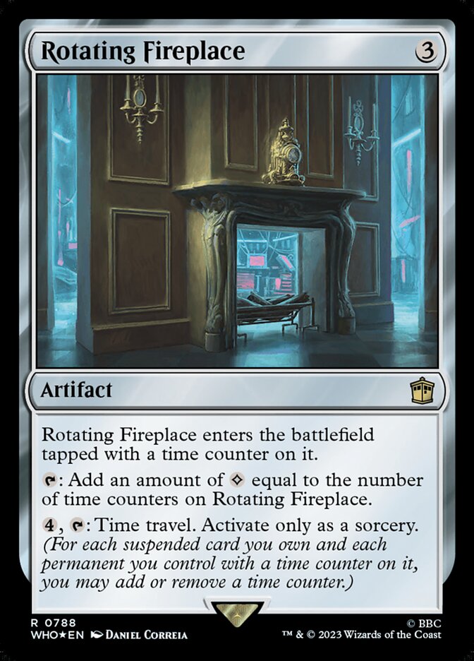 Rotating Fireplace (Surge Foil)