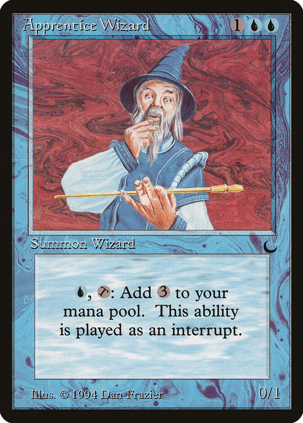 Apprentice Wizard - Magic: The Gathering