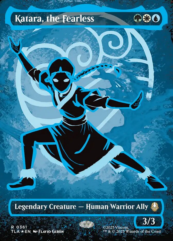 Katara, the Fearless (Borderless) (Neon Ink Foil)