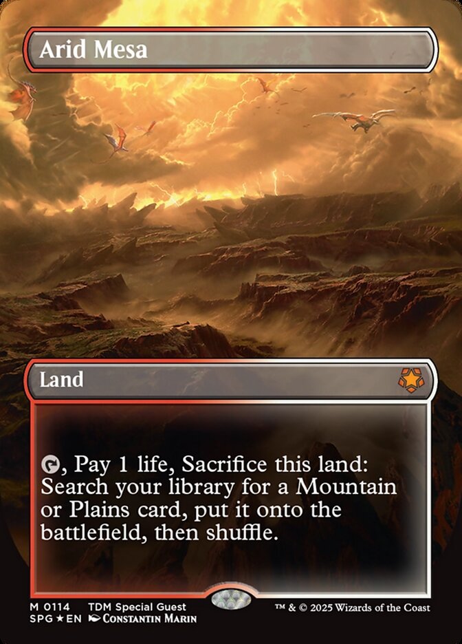 Arid Mesa (Borderless) (Dragonscale Foil)
