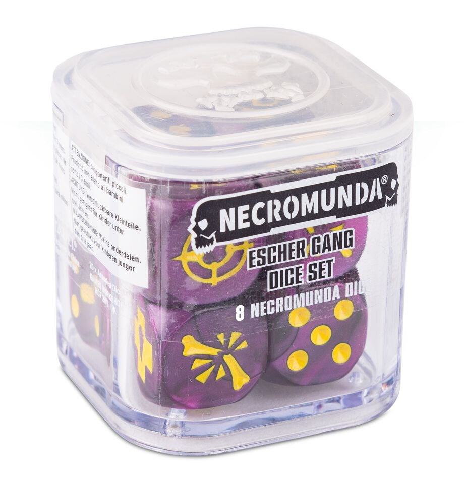 Necromunda: Escher Gang Dice Set (8-Pack)