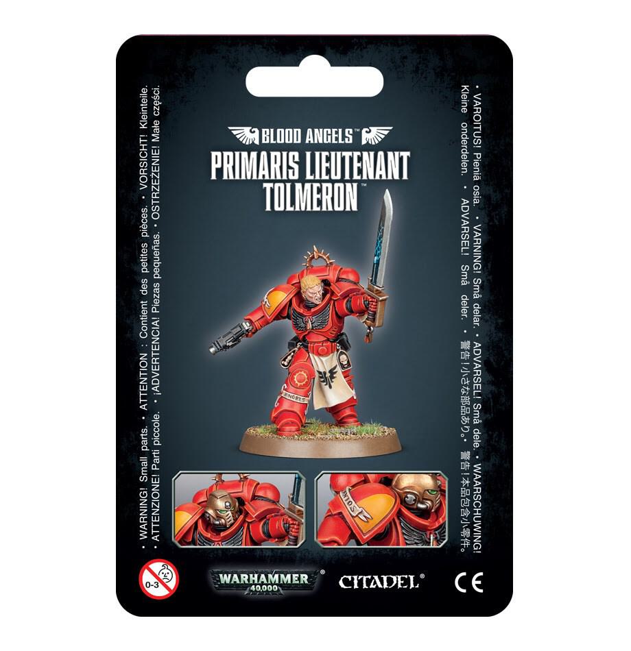 Warhammer: 40K - Blood Angels - Primaris Lieutenant Tolmeron