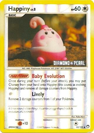 Happiny - 52/123 [Diamond & Pearl]