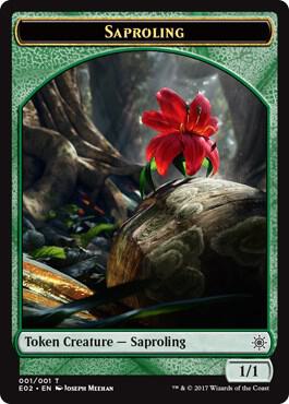 Saproling // Treasure (007) Double-Sided Token
