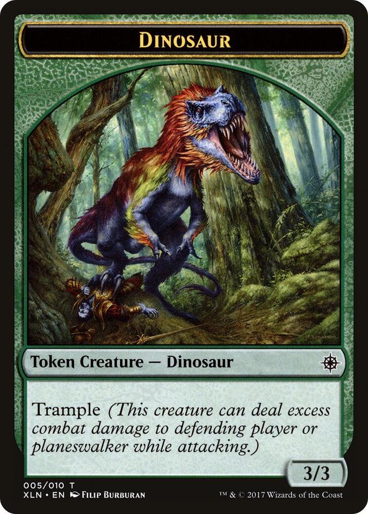 Dinosaur // Treasure (009) Double-Sided Token
