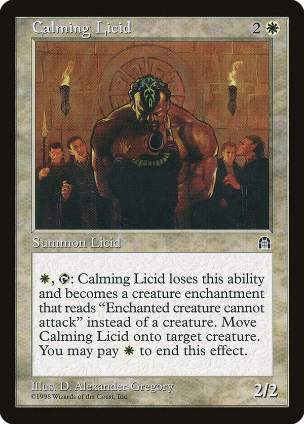 Calming Licid - Magic: The Gathering