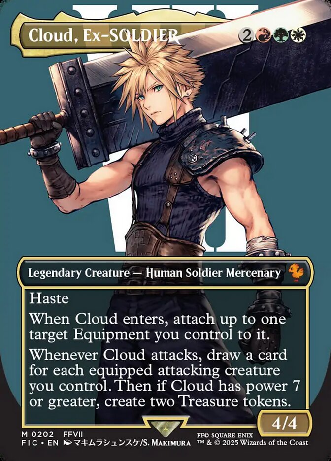Cloud, Ex-SOLDIER (Borderless)