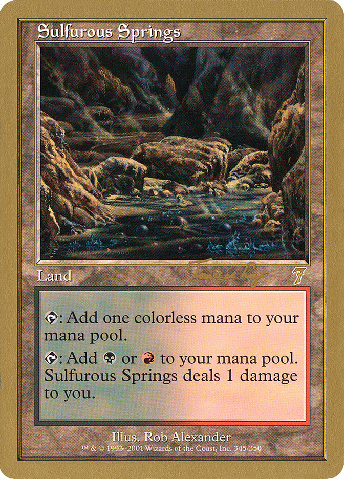 Sulfurous Springs - 2001 Tom van de Logt (7ED)
