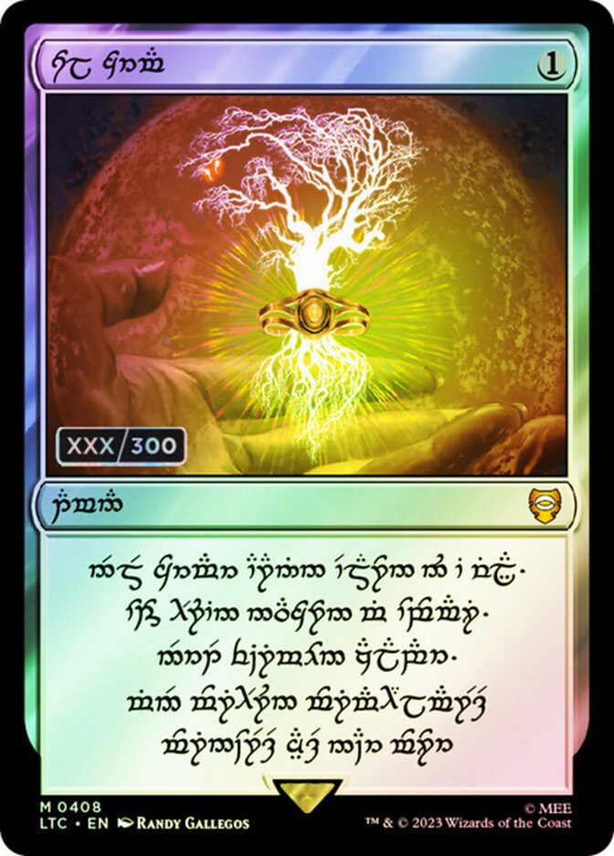 Sol Ring - Elven (0408) (Serial Numbered)