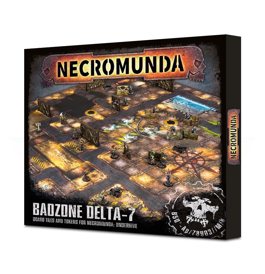 Necromunda: Underhive - Badzone Delta-7: Board tiles and tokens