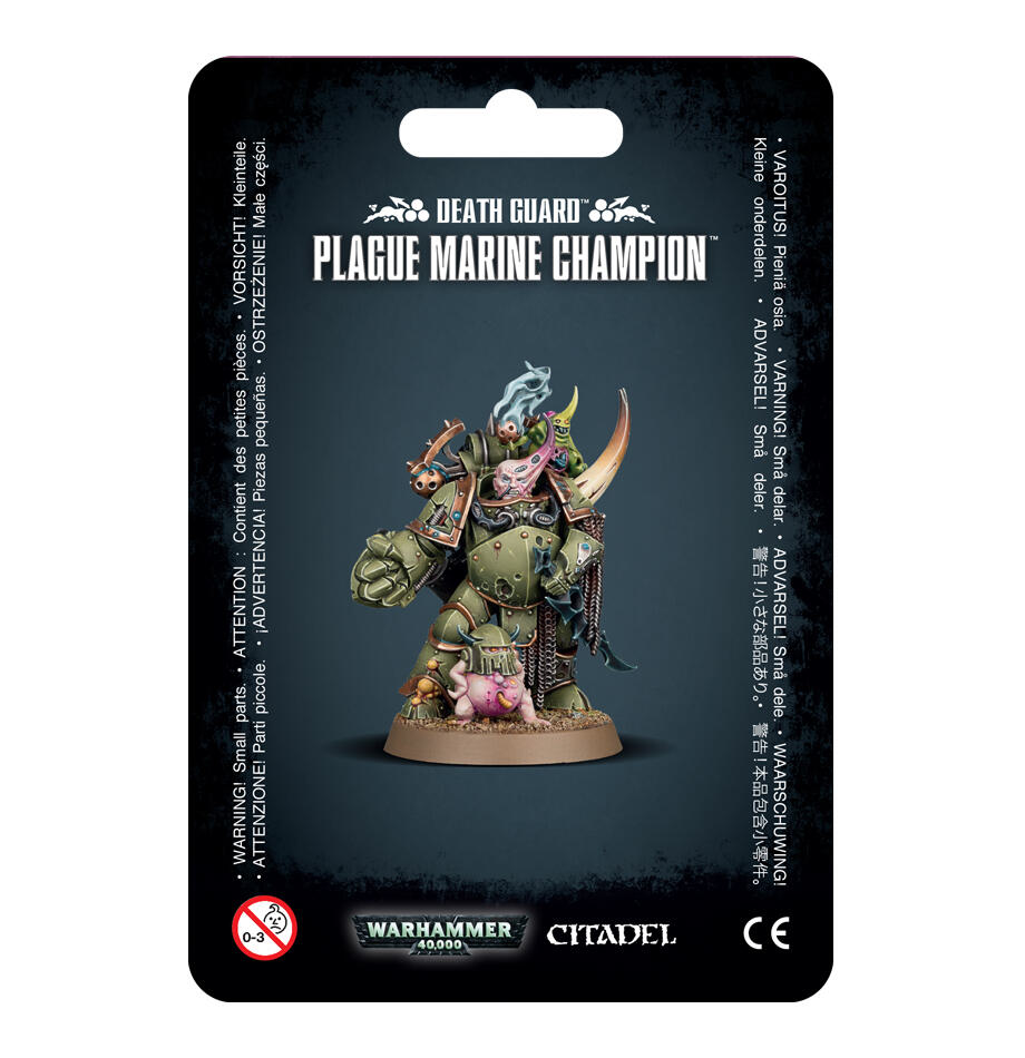 Warhammer: 40K - Death Guard Plague Marine Champion