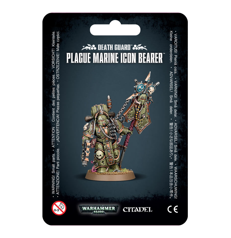 Warhammer: 40K - Death Guard Plague Marine Icon Bearer