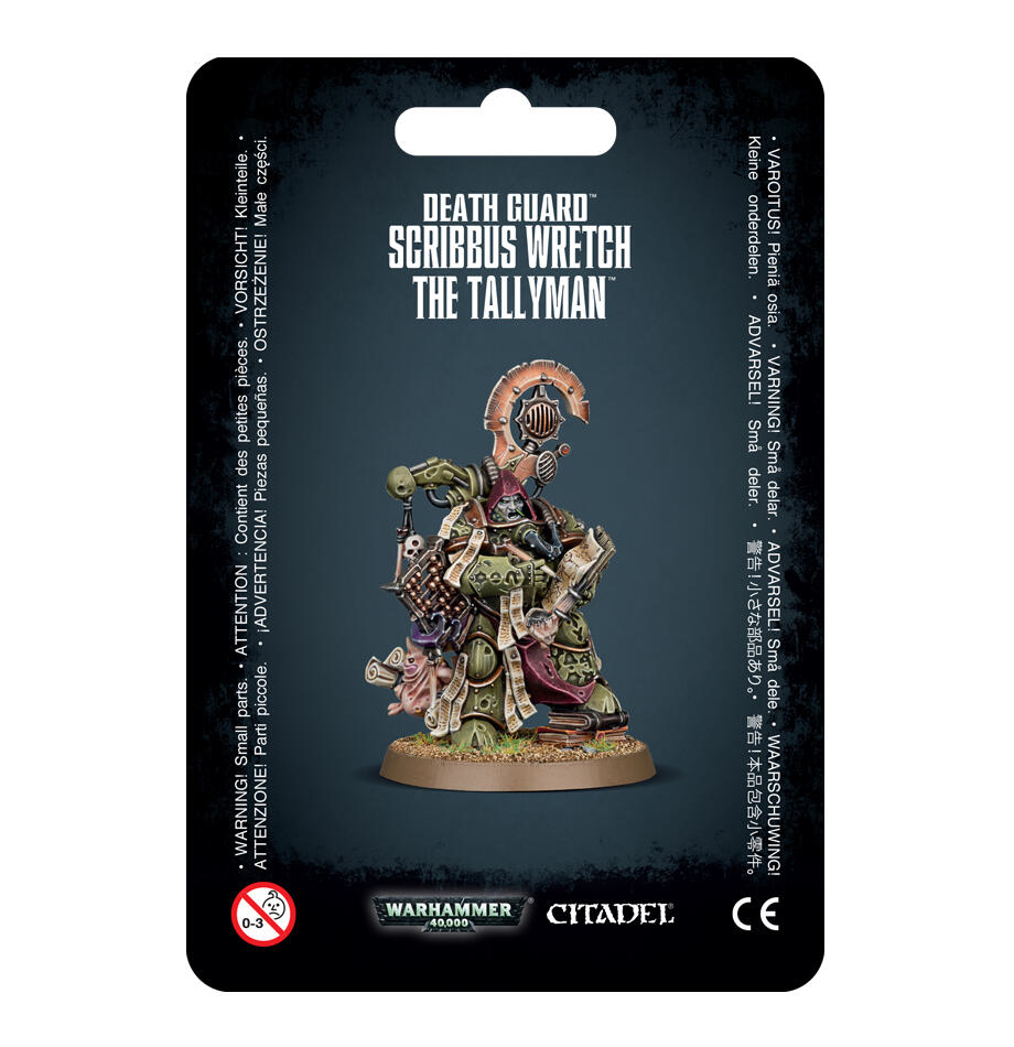 Warhammer: 40K - Death Guard Scribbus Wretch The Tallyman