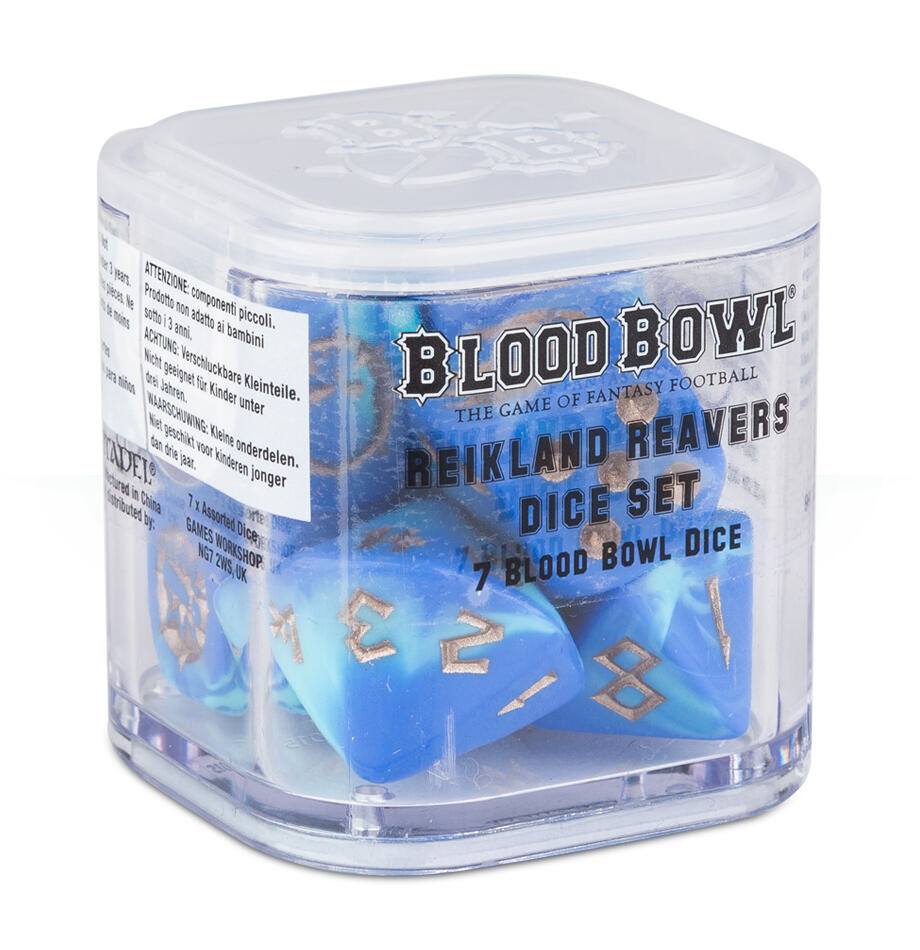 Blood Bowl: Reikland Reavers Dice Set (7-Pack)