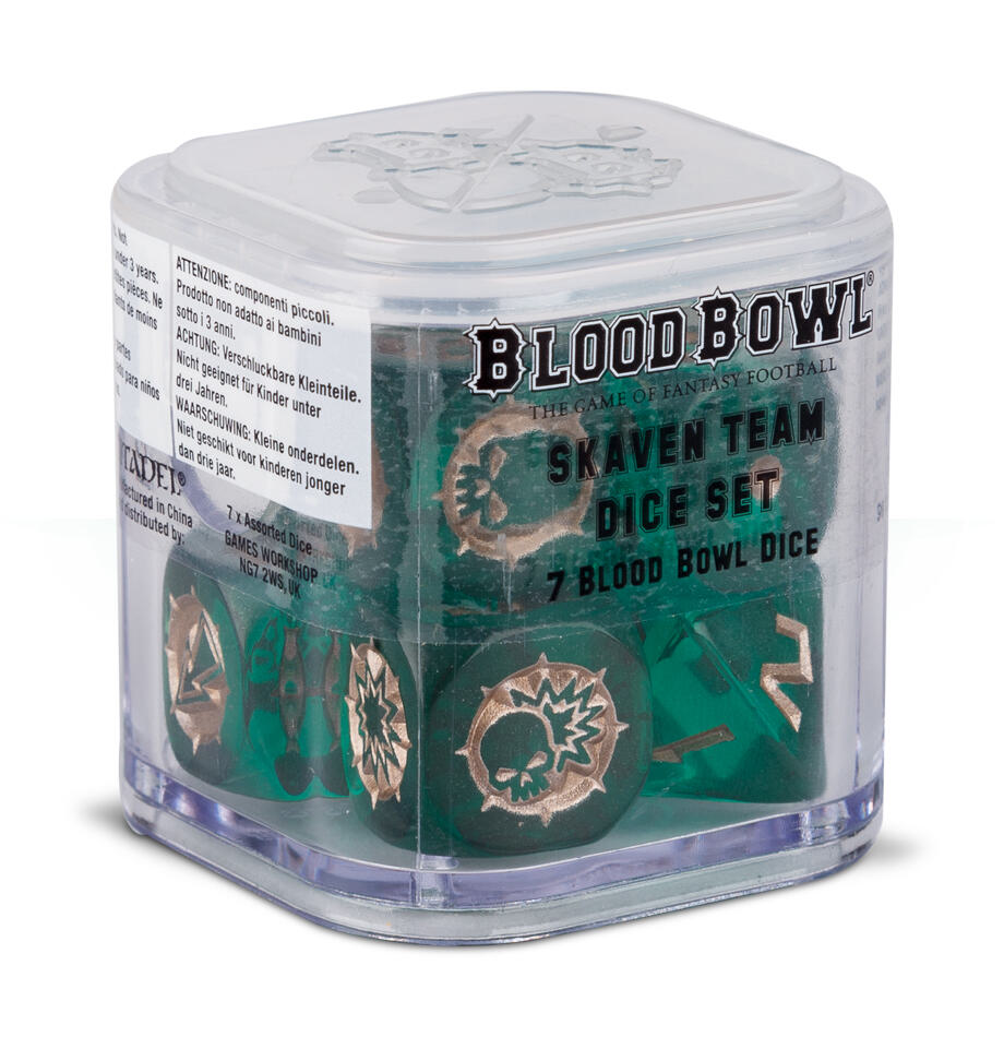 Blood Bowl: Skaven Team Dice Set (7-Pack)