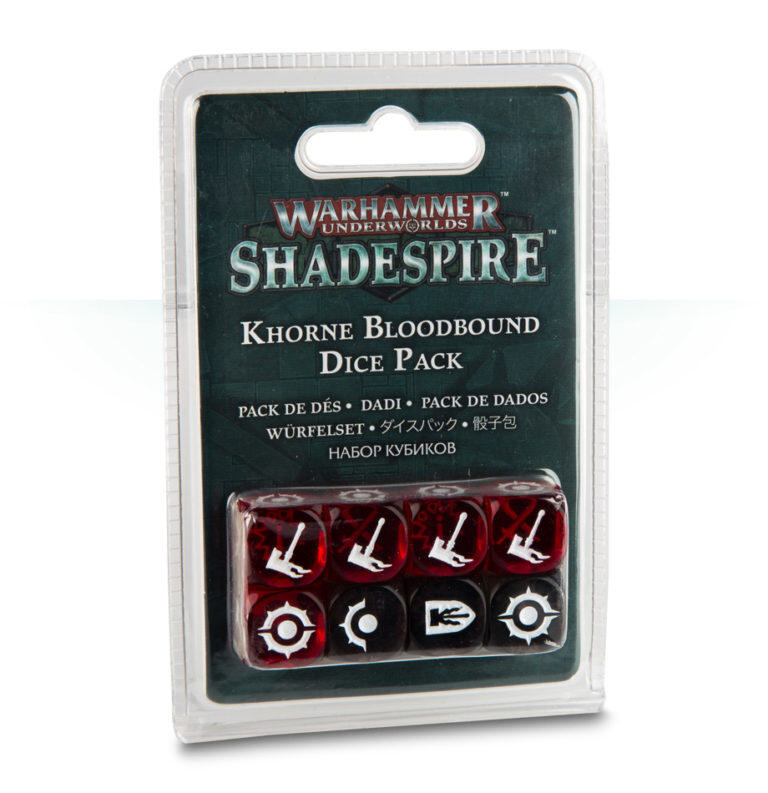 Warhammer: Underworlds - Khorne Bloodbound Dice (8-Pack)