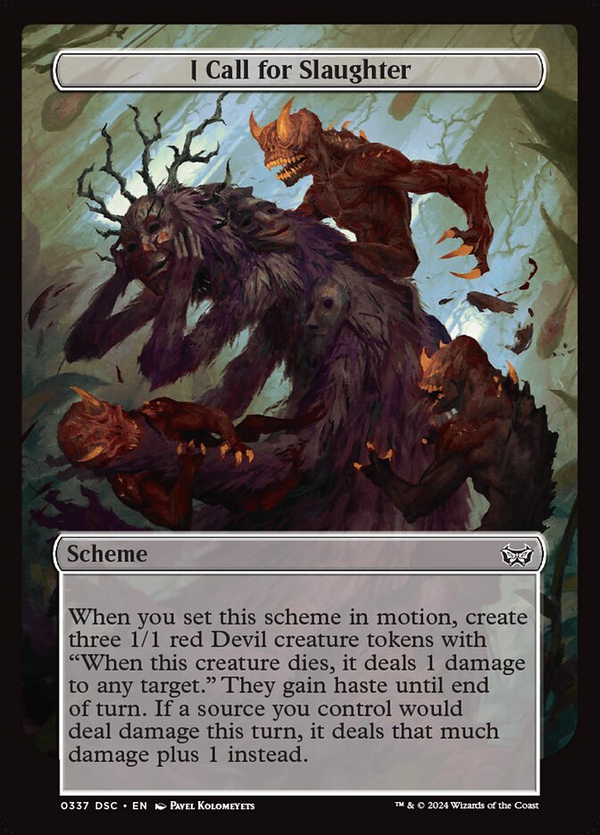 I Call for Slaughter (Full Art)
