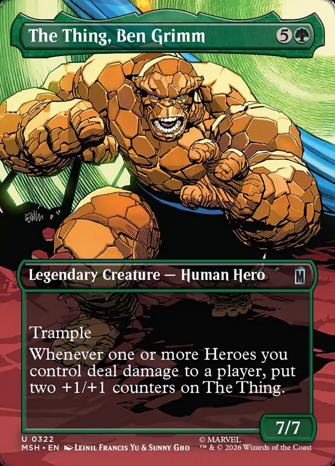 The Thing, Ben Grimm (Borderless)