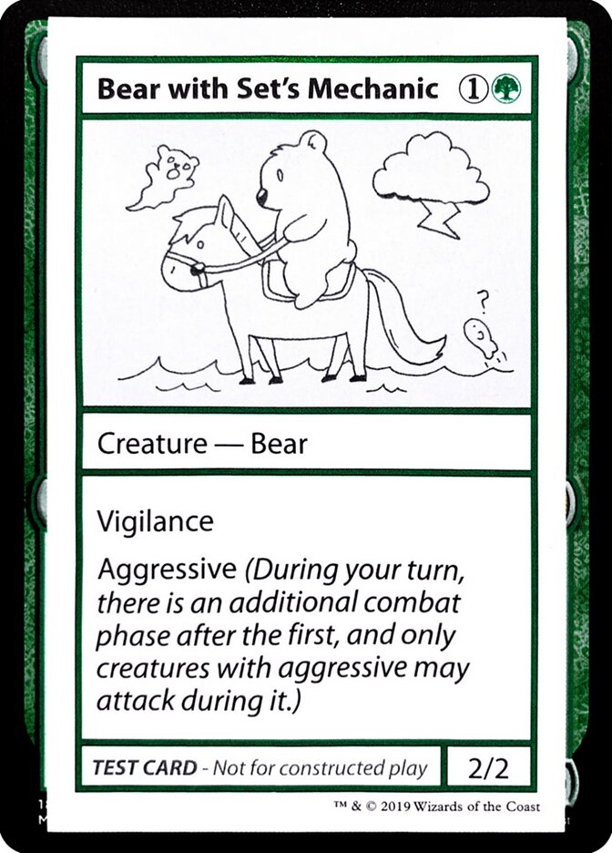 Bear with Set's Mechanic (No PW Symbol)
