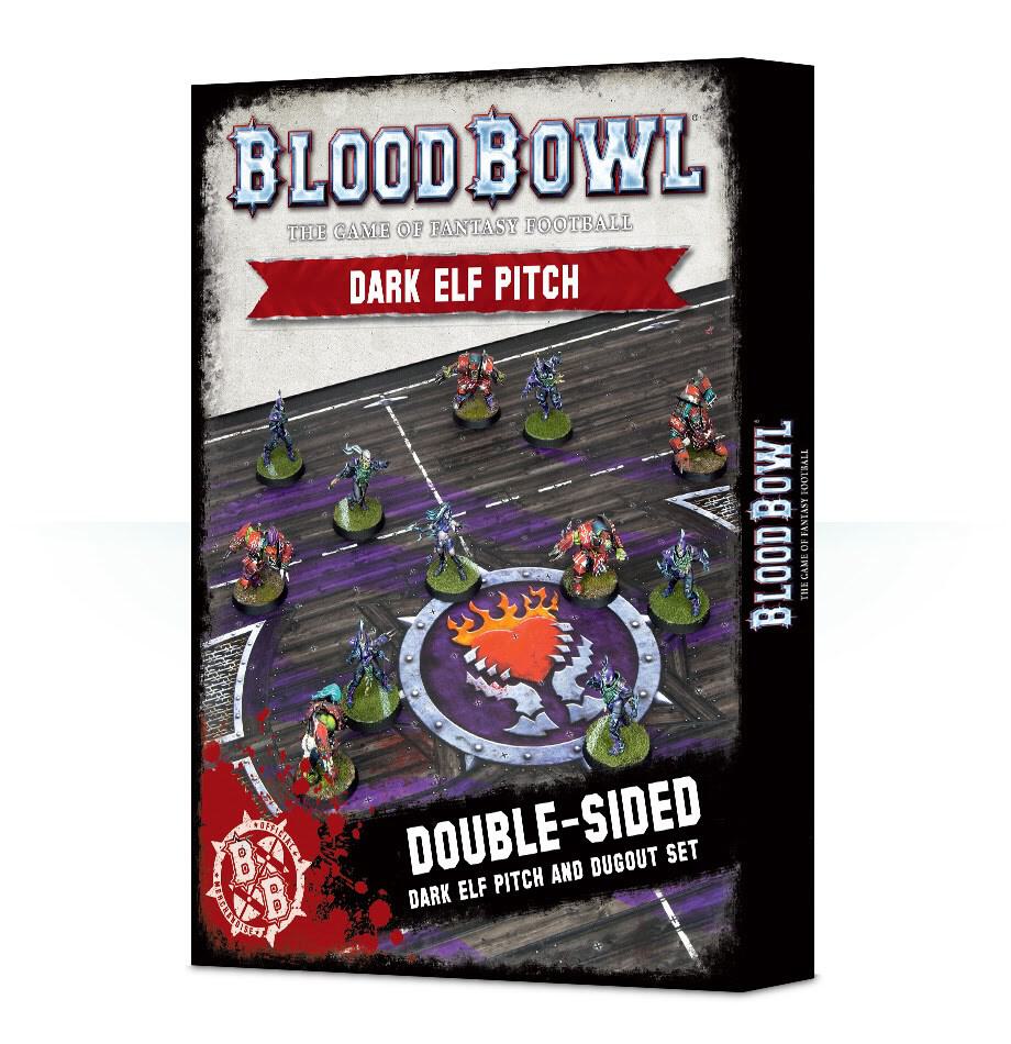 Blood Bowl: Dark Elf Pitch & Dugouts