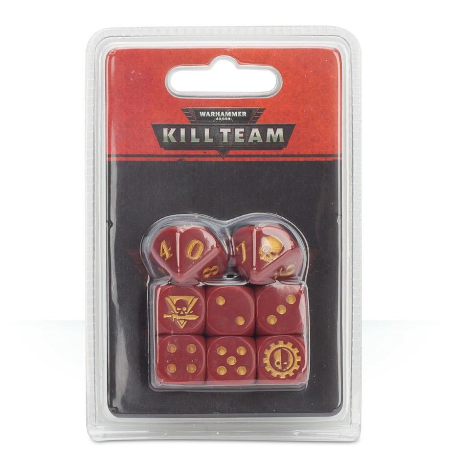Warhammer: 40K - Kill Team - Adeptus Mechanicus Dice (8-Pack)