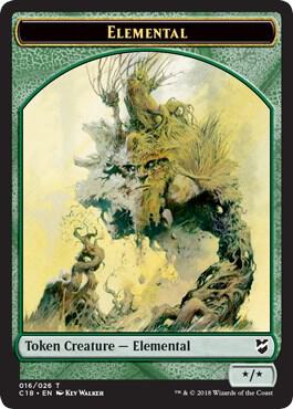 Elemental // Thopter (026) Double-Sided Token