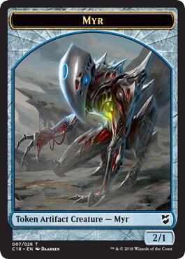 Myr (007) // Thopter (008) Double-Sided Token