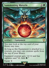 Summoning Materia - Magic: The Gathering