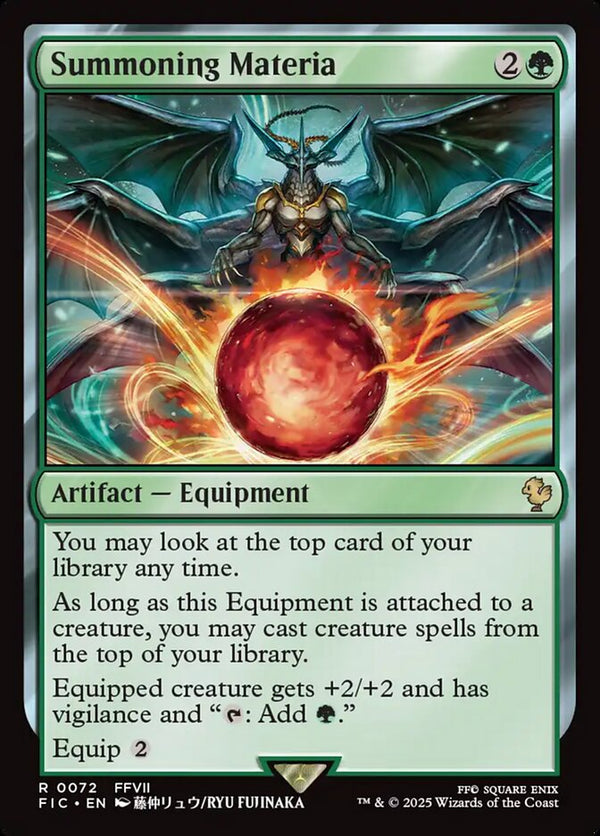 Summoning Materia - Magic: The Gathering