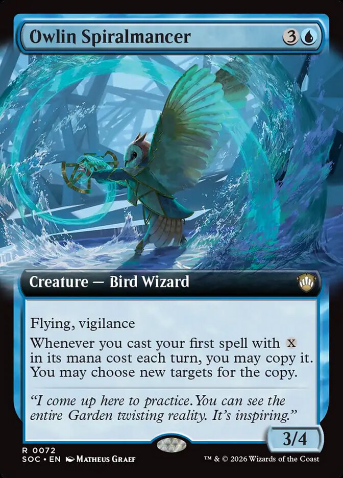 Owlin Spiralmancer (Extended Art)