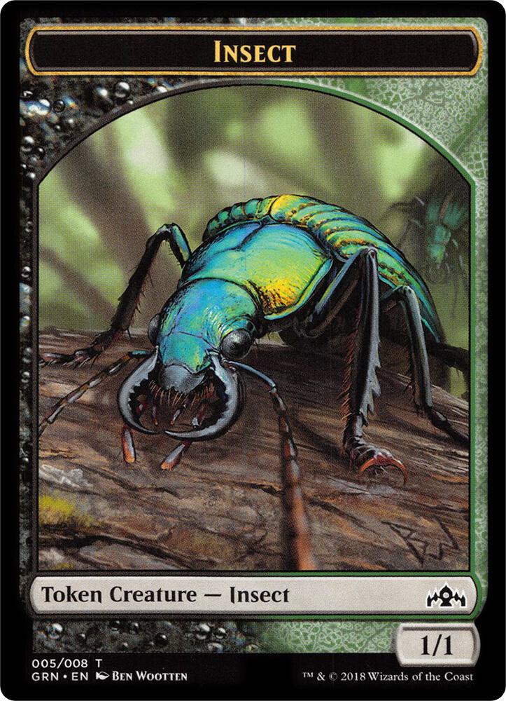 Insect // Saproling Double-Sided Token