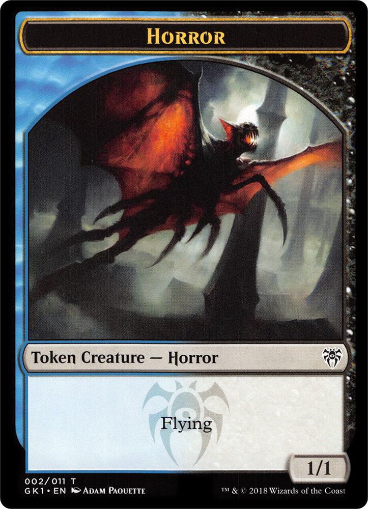 Horror // Copy Double-Sided Token