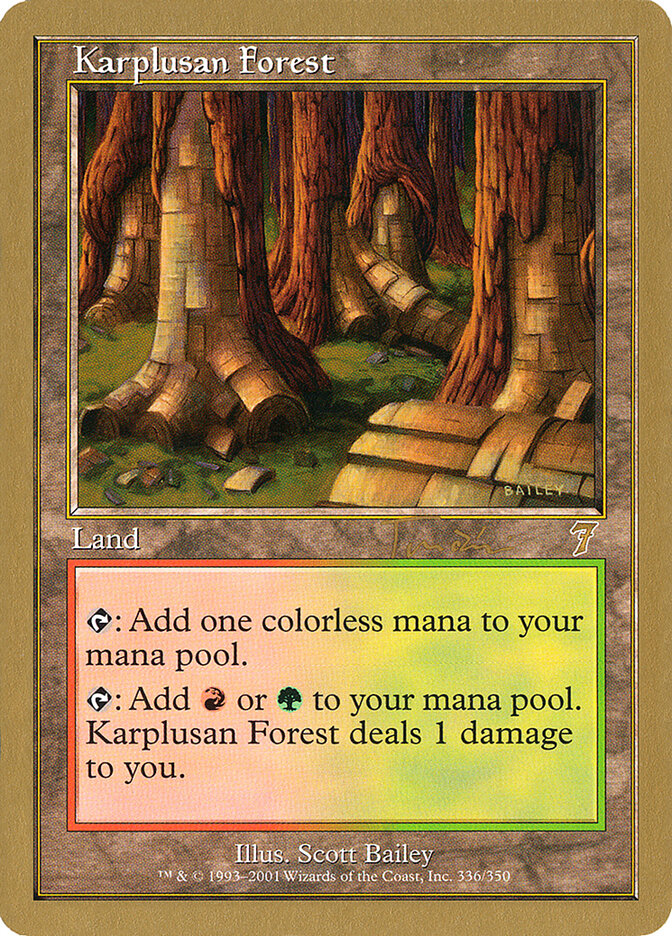 Karplusan Forest - 2001 Jan Tomcani (7ED)