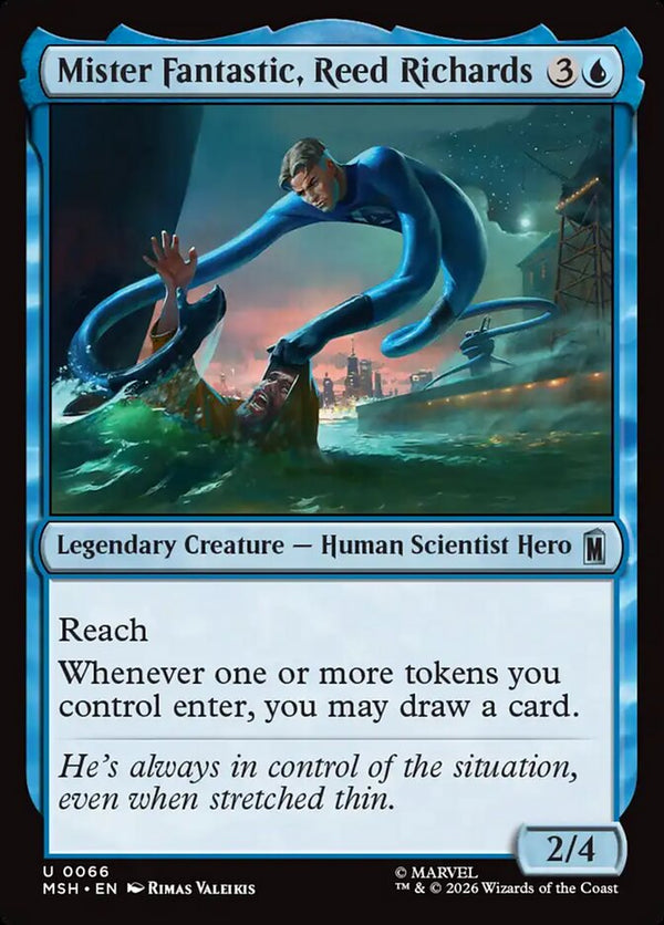 Mister Fantastic, Reed Richards (MSH 66) - Magic: The Gathering