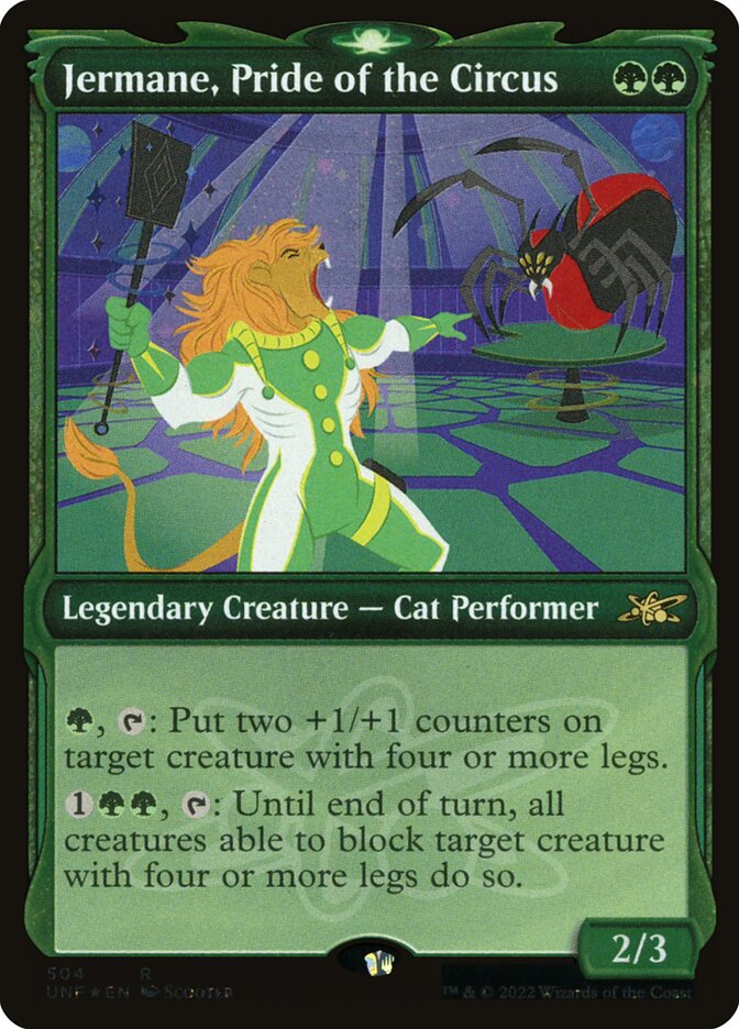 Jermane, Pride of the Circus (Showcase) (Galaxy Foil)