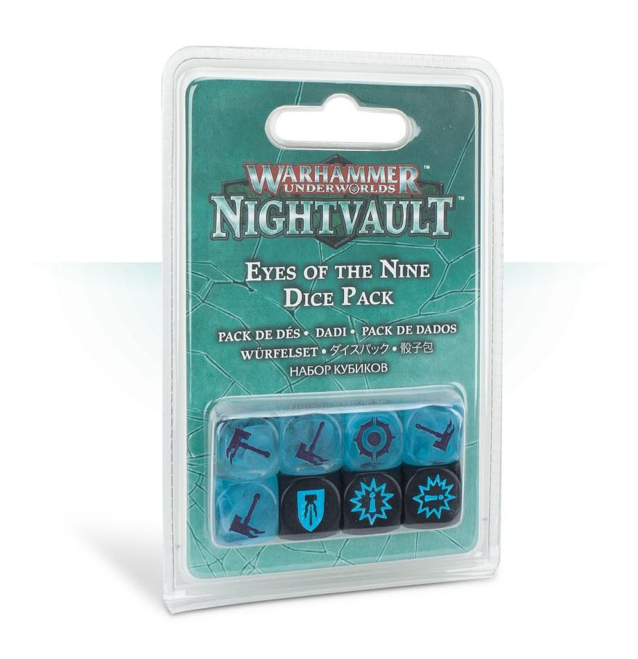 Warhammer: Underworlds - Nightvault: Eyes of the Nine Dice Pack (8-Pack)