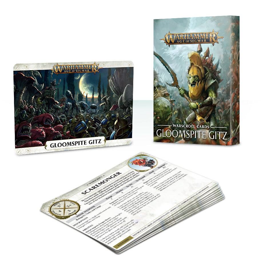Warhammer: Age of Sigmar - Warscroll Cards: Gloomspite Gitz