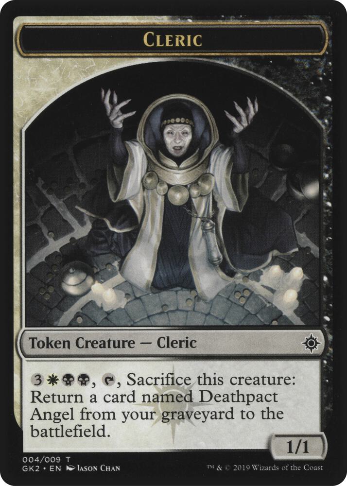 Cleric // Treasure Double-Sided Token