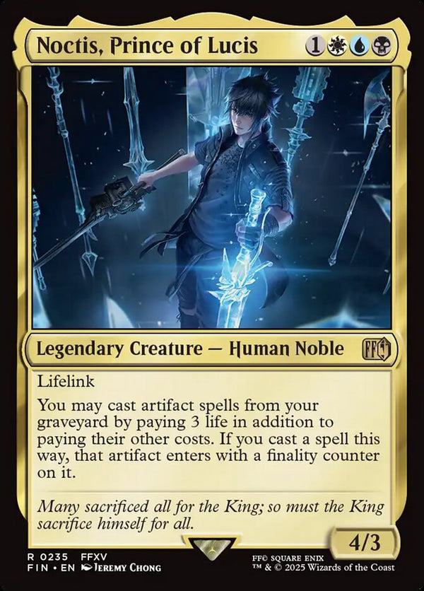 Noctis, Prince of Lucis - Magic: The Gathering