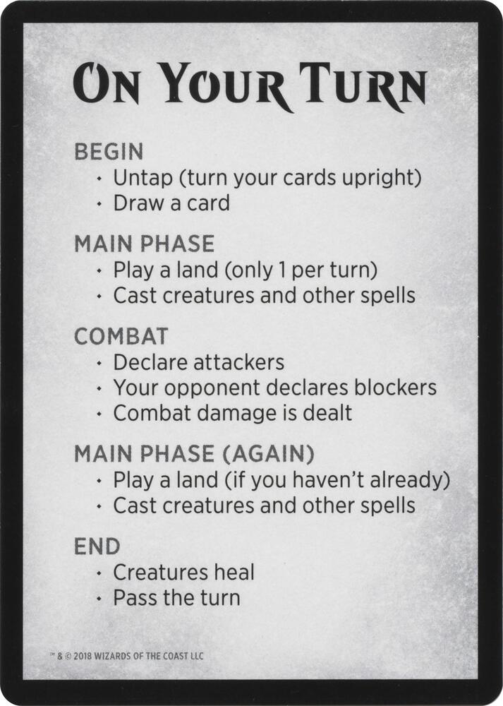 Rules Card (WAR Bundle)